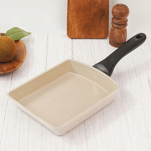 (백화점판매상품) [알루아트] IH 테라조 사각계란말이팬 EGG19(IH)