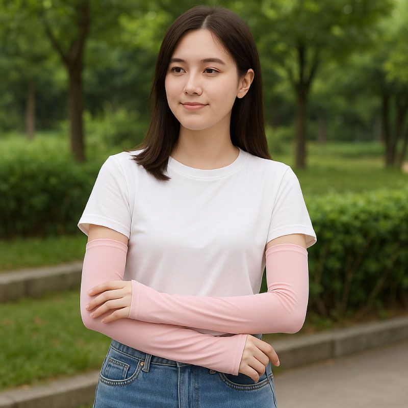 리빙릿 여름 헐렁한 팔토시 자외선차단 냉감 쿨토시 - 상세 이미지 4