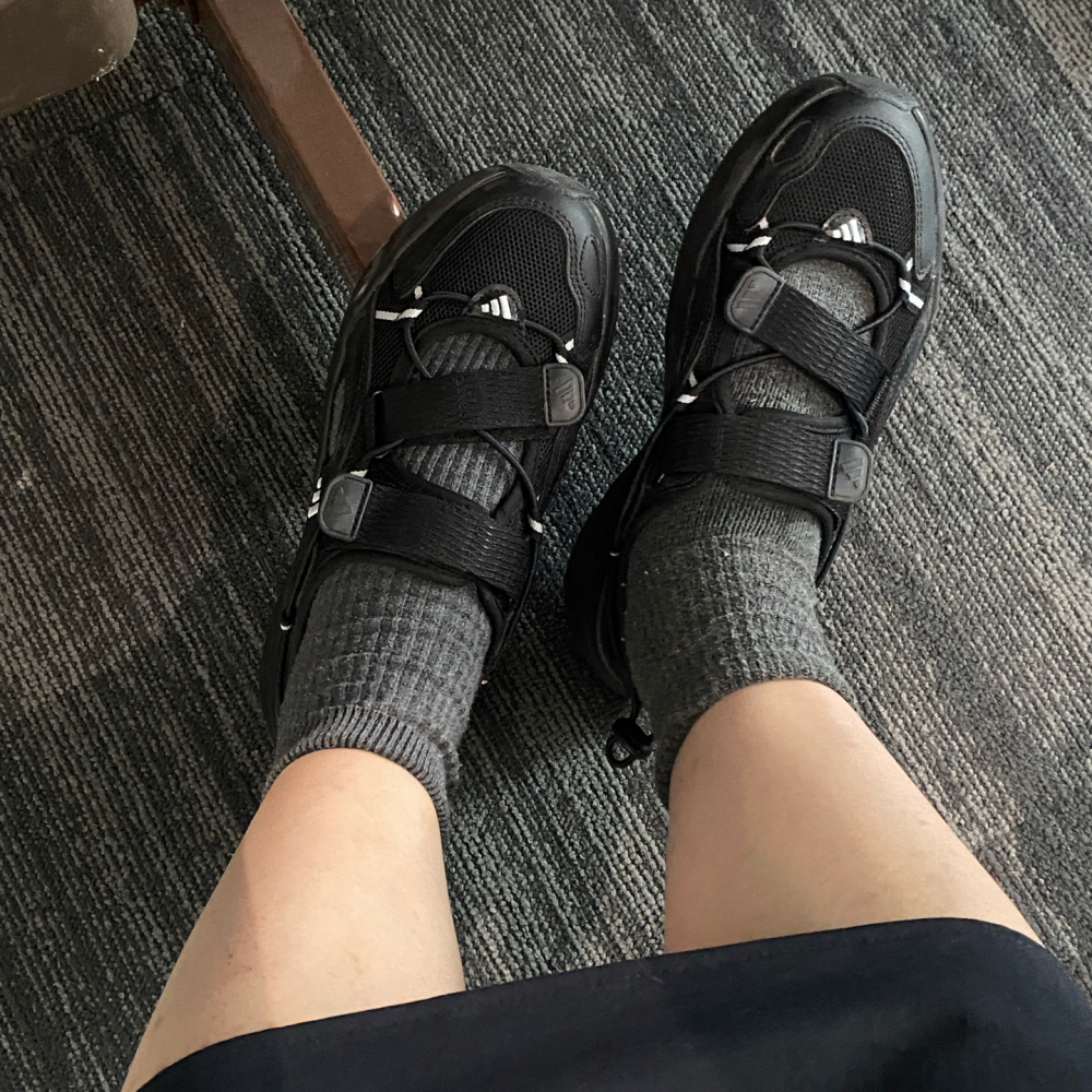 아디다스 오즈웨이브 샌들 블랙 - 상세 이미지 5