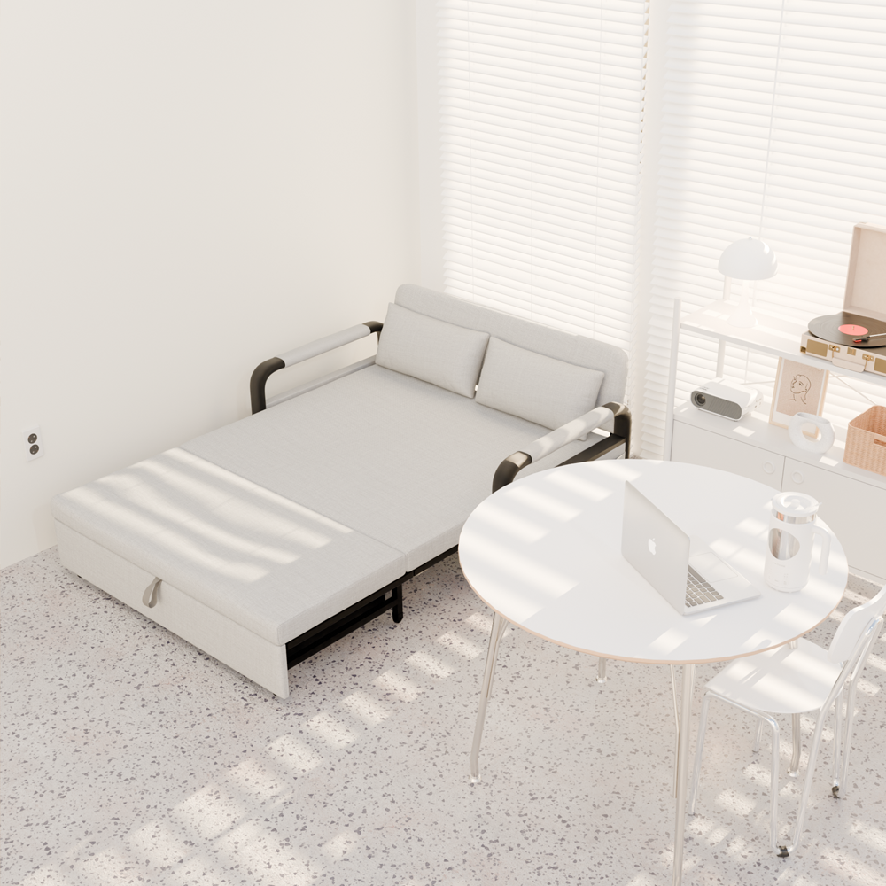 델브스 베이직 패브릭 1인용 컴팩트(800mm) 접이식 소파베드 쇼파 침대