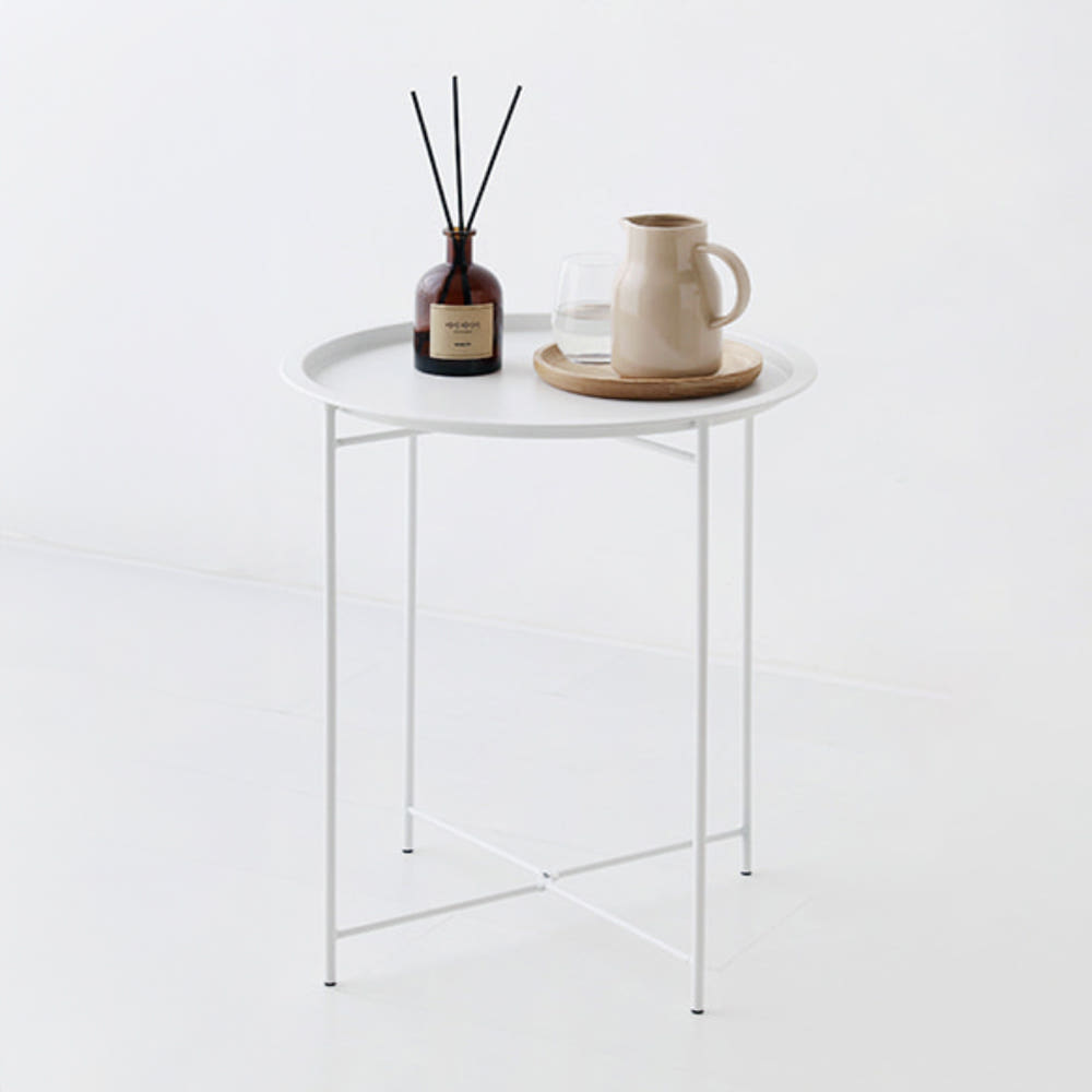 FLENCE 460 사이드테이블 화이트 9822.4247