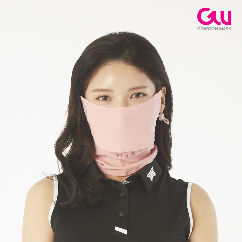 고운 앨리스 리본 마스크 자외선차단 골프 야외활동 자전거 등산 UV 얼굴햇빛가리개 - 상세 이미지 3