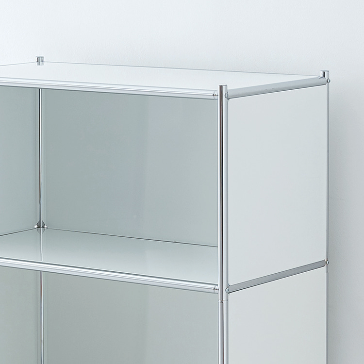 심플리 수납장 BC120 770x400x1200mm, 3단, 화이트 6616.2012 - 상세 이미지 2