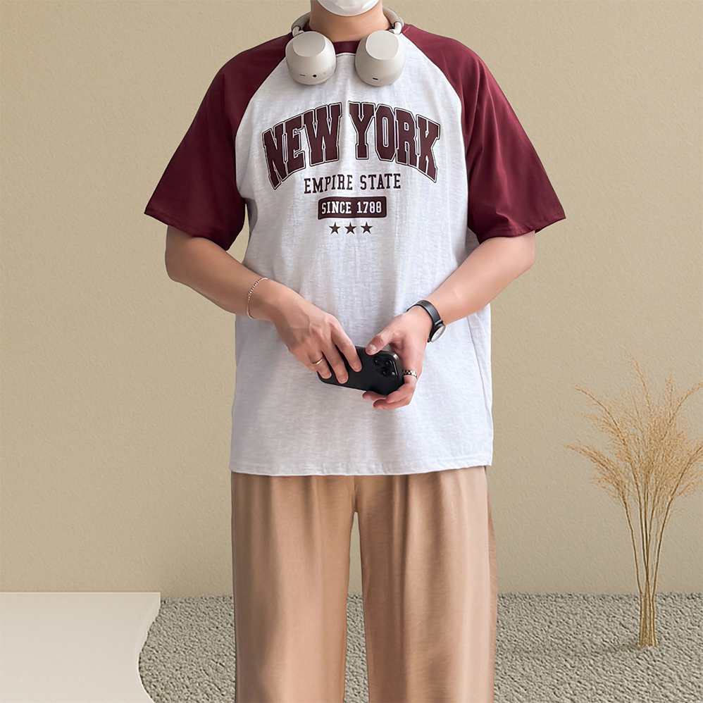 1+1 남자빅사이즈반팔티 그래픽반팔티 쿨티셔츠 - 상품 이미지