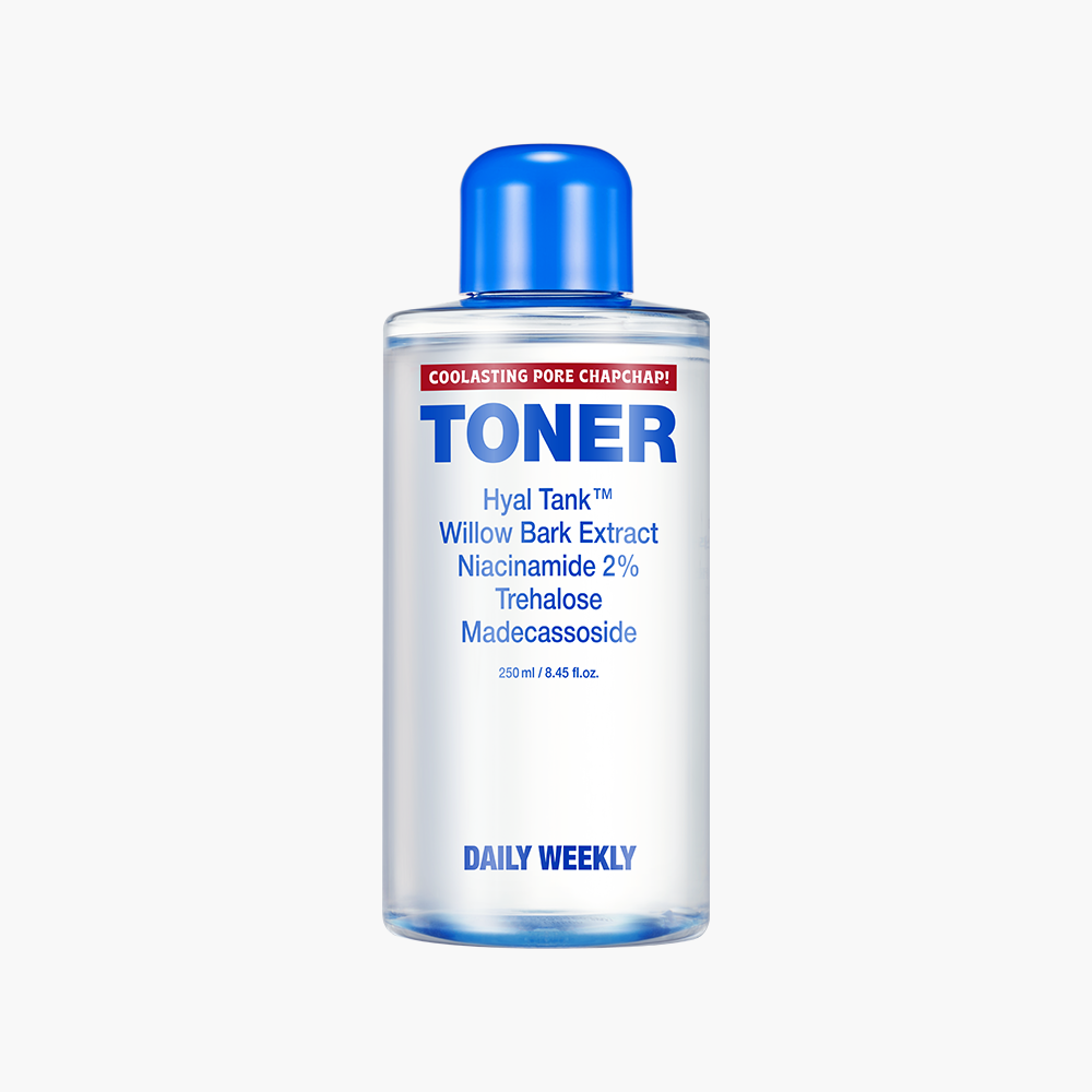 데일리위클리 쿨래스팅 모공 챱챱 토너 250ml, 1개 - 상품 이미지