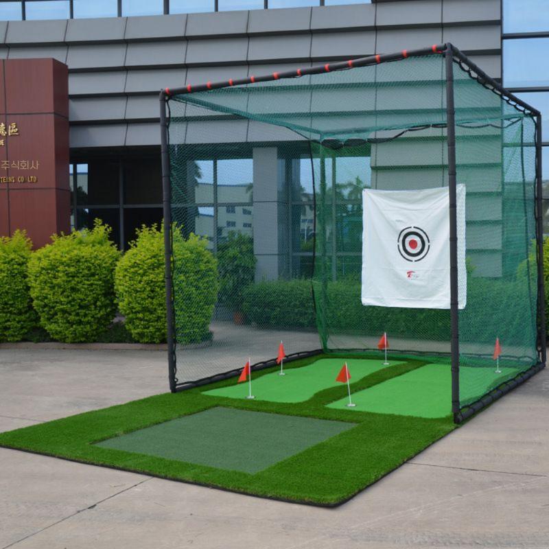 대형 스윙네트 가정용 골프연습망 마당 스윙 훈련 그물망 3x3x3m 기본모델 - 상세 이미지 3