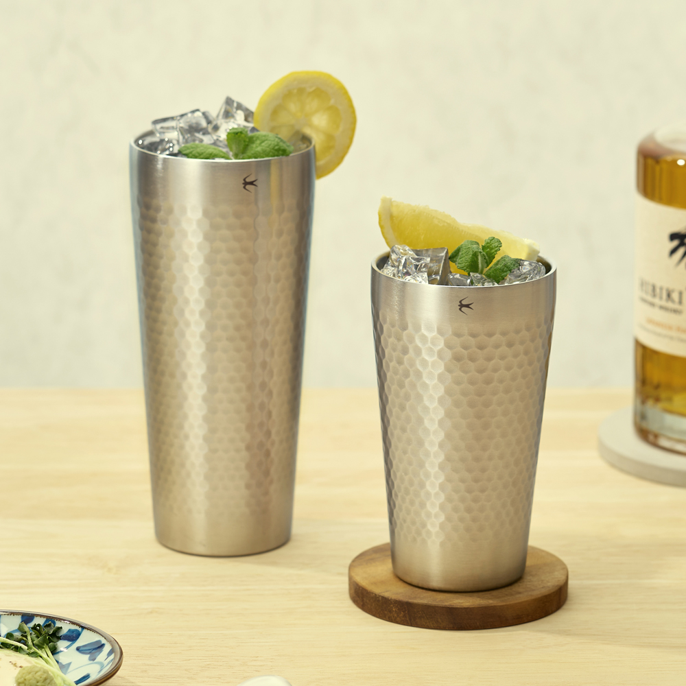 하로로 스텐 304 해머톤 아이스컵 350ml - 상품 이미지