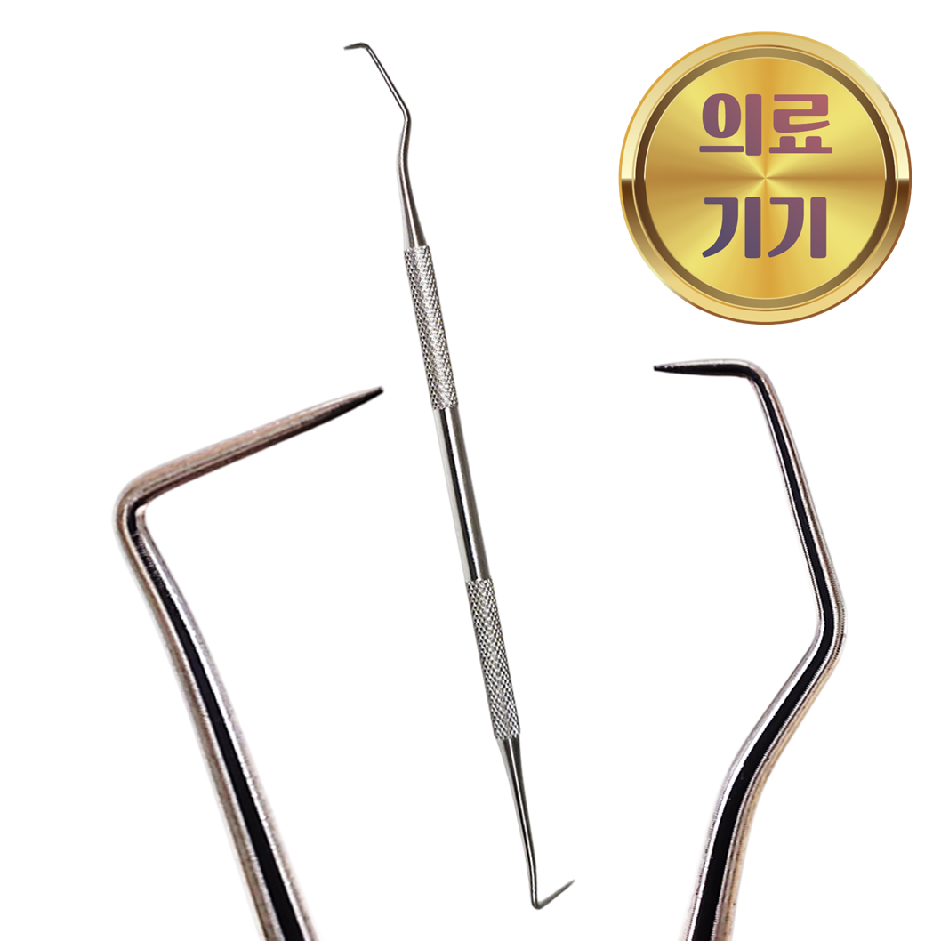 셀프 치석 제거기 A 샤프 치아 스케일링 도구 집에서 치석제거 스켈링 탐침 - 상품 이미지