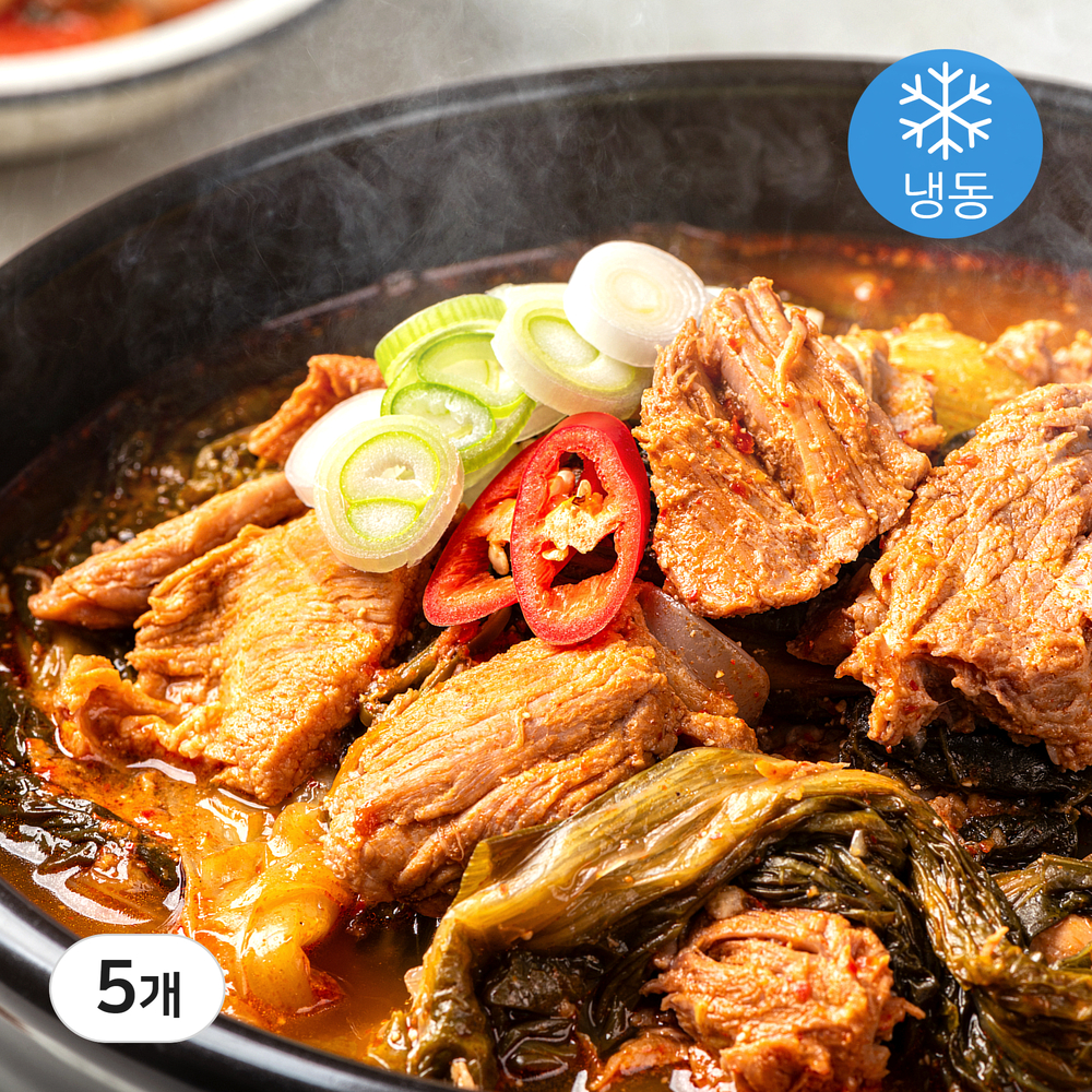 시래기 우거지 해장국 뼈없는 순살 감자탕 1kg 5개