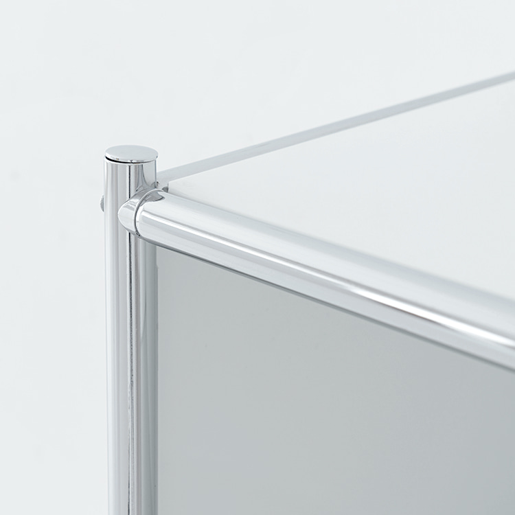 심플리 수납장 BC120 770x400x1200mm, 3단, 화이트 6616.2012 - 상세 이미지 3