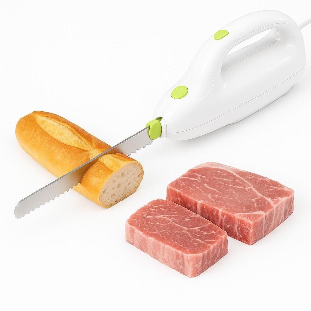 전동 빵칼 전기 빵 커터 스텐 톱 냉동고기 자동 커팅기 만능슬라이서 220V
