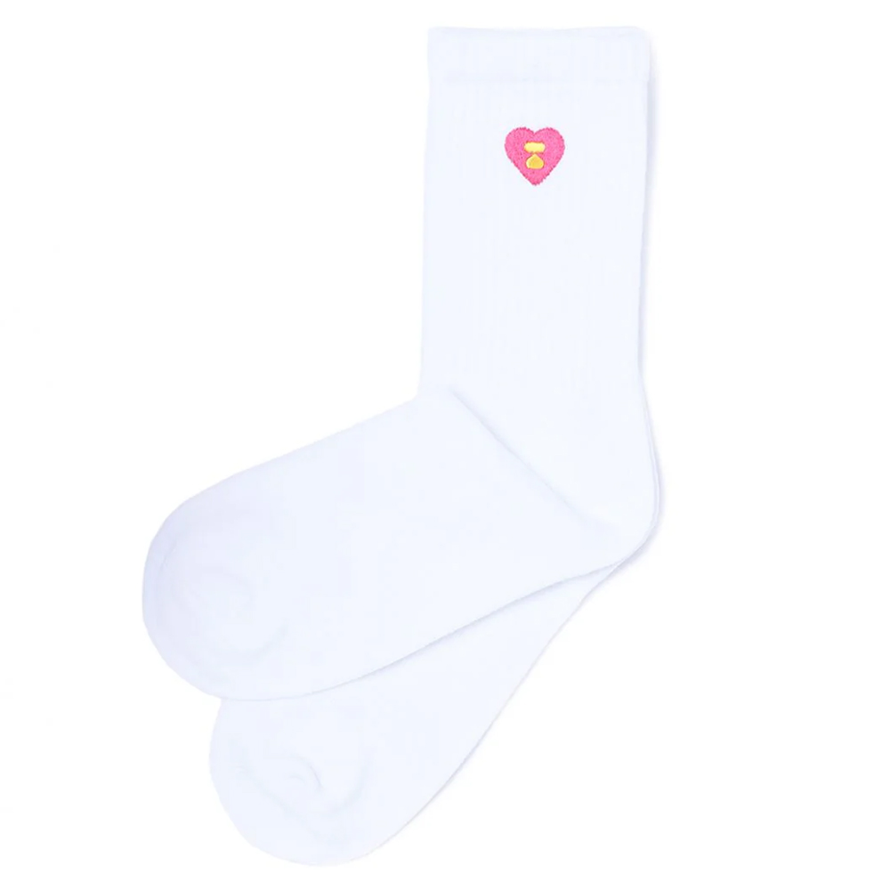 베이프 우먼즈 양말 RIBBED LOGO SOCKS CK20-284-004 - 상세 이미지 4