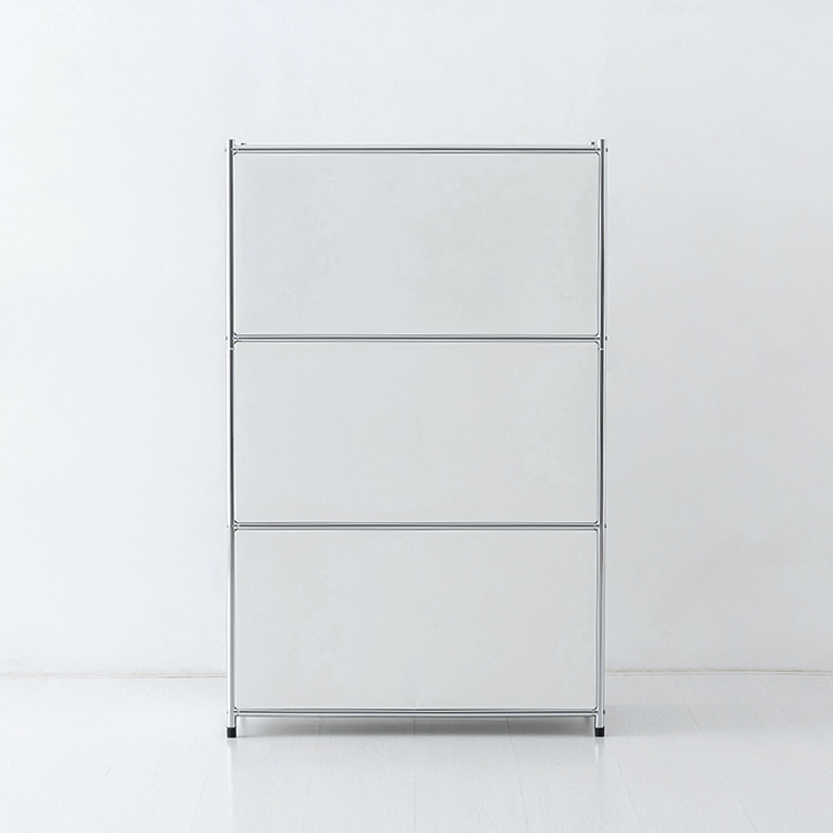 심플리 수납장 BC120 770x400x1200mm, 3단, 화이트 6616.2012 - 상세 이미지 5