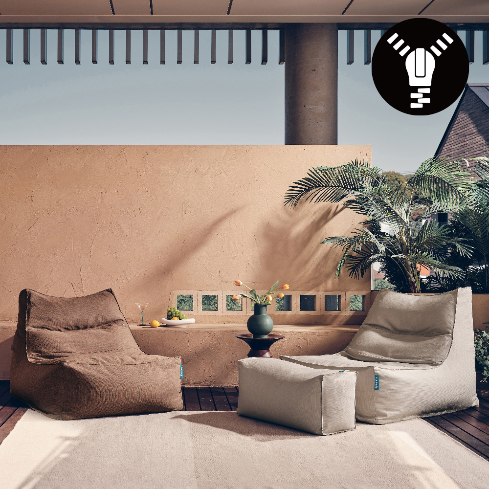 [빈백 환승 기획전] 폴리몰리 607R 겉+속 커버 세트 (리조트 컬렉션) / 충전재 불포함