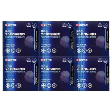 일양약품 프라임 포스파티딜세린PS 60캡슐 6개