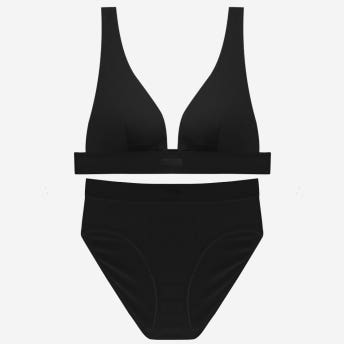 위올라잇 브라팬티세트 브라렛 노와이어 여자속옷 모달 - 상세 이미지 5