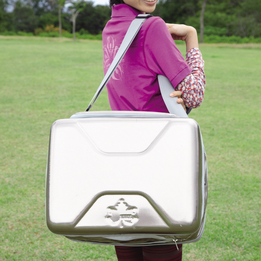 로고스 하이퍼 빙점하 아이스박스 쿨러백 캠핑 접이식 12L, 실버