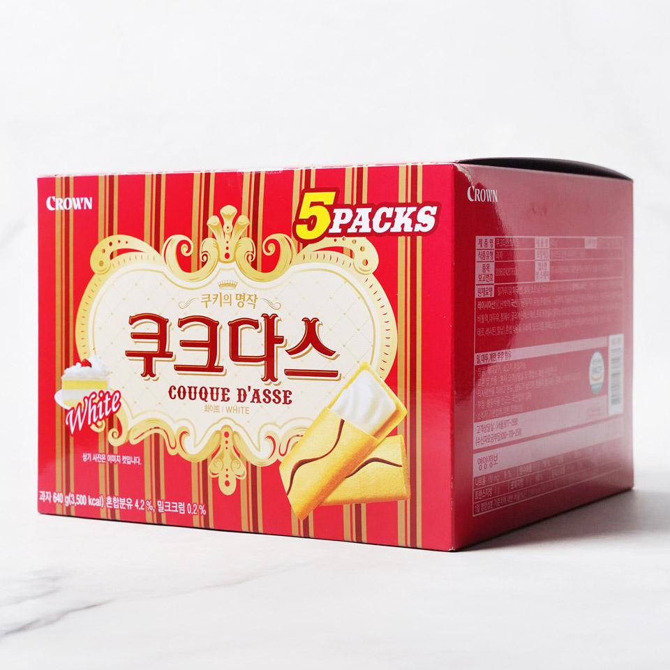 메가마트 크라운 쿠크다스 화이트 5팩 640g - 상세 이미지 2