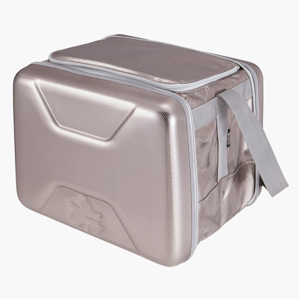 로고스 하이퍼 빙점하 아이스박스 쿨러백 캠핑 접이식 40L, 실버