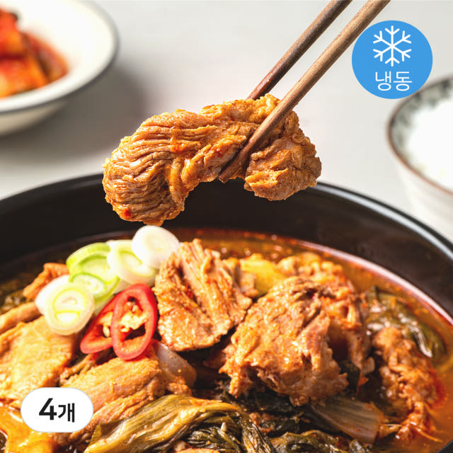 시래기 우거지 해장국 뼈없는 순살 감자탕 1kg 4개 — 뼈 없이 순살로만 즐기는 간편함, 정말 가능할까요?