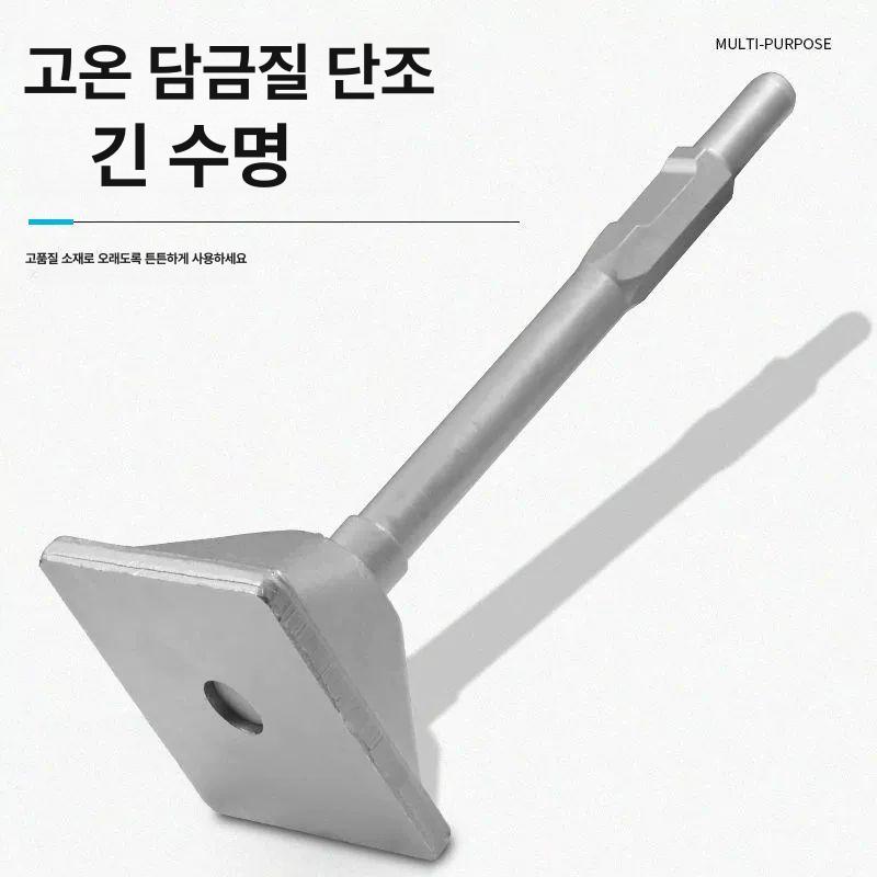 함마드릴 플레이트 탬핑 땅다지기 전기망치 다목적 치즐 11미터길이의날카로운끌 기준 - 상세 이미지 4