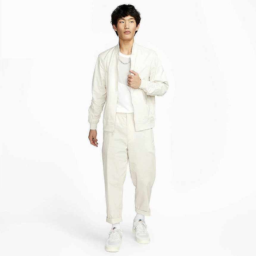 [오늘출발] 나이키 NSW 에센셜 우븐 남성 바람막이 블루종 봄버 자켓 DM6822 아이보리, S - 상세 이미지 4