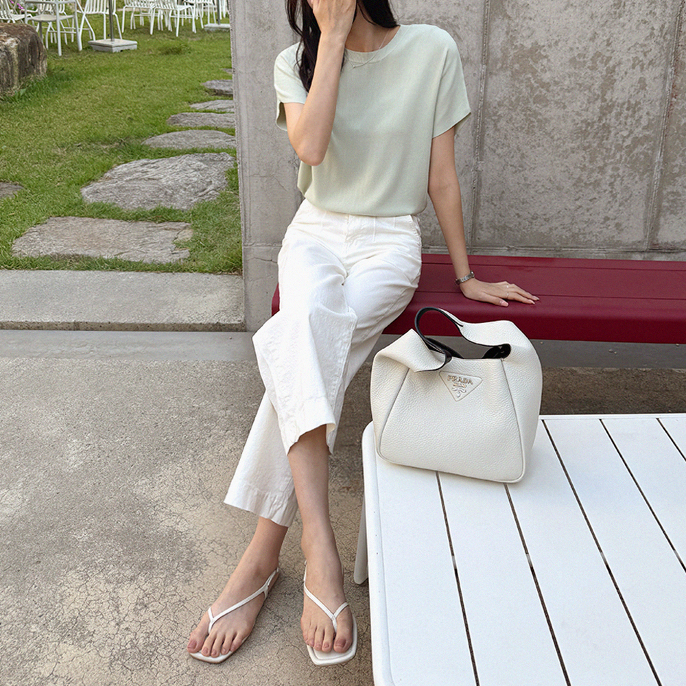 (무배)토이타 드롭 소매 니트 - 상세 이미지 5