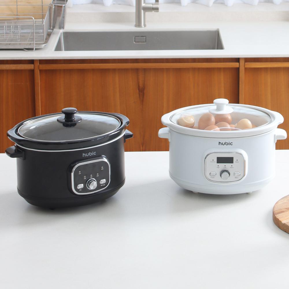 휴빅 맥반석 구운계란 굽는 기계 만들기 달걀 삶는 계란찜기 에그쿠커 타이머 예약기능