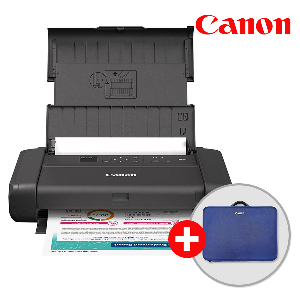 캐논 PIXMA TR160 초소형 초경량 포터블 컬러 잉크젯 프린터(전용가방증정)