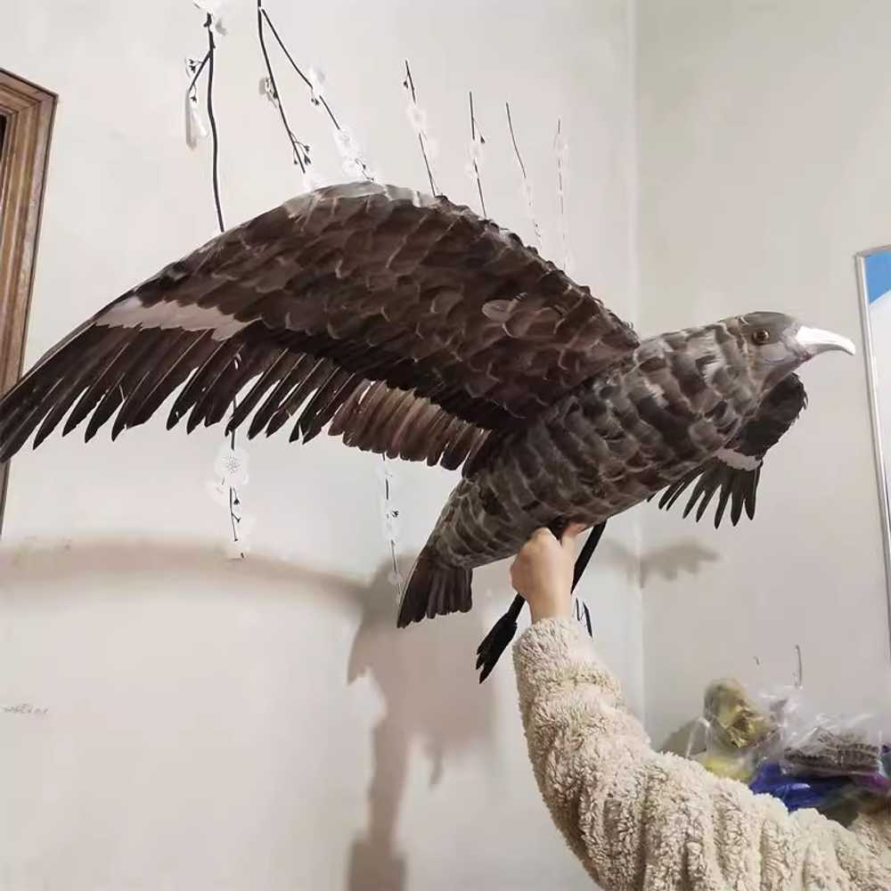 가짜 독수리 모형 맹금류 조류퇴치용 산짐승 과수원 기본 75cm - 상세 이미지 4