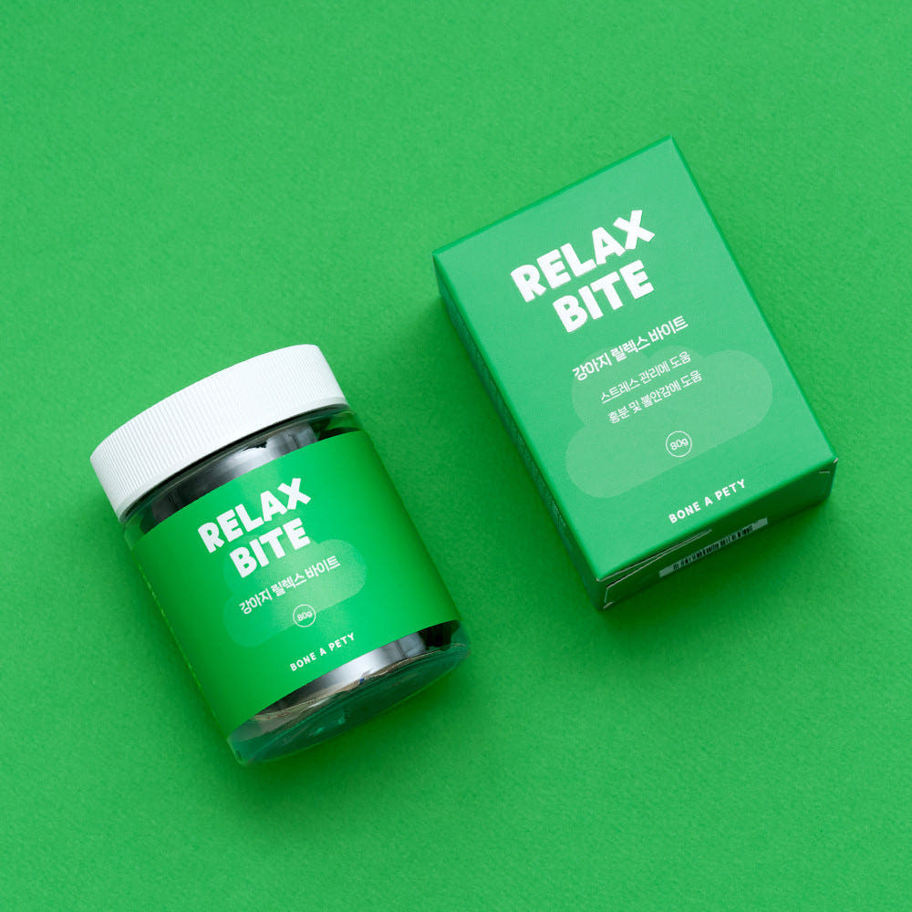 강아지 스트레스 분리 불안 개선 영양제 릴렉스바이트 우울증 행동교정용 80g, 1개 제품 이미지