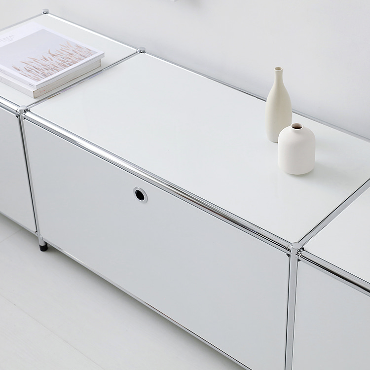 심플리 1x3 수납장 3문 BC015 1525x400x445mm, 1단, 화이트 3221.7820 - 상세 이미지 2