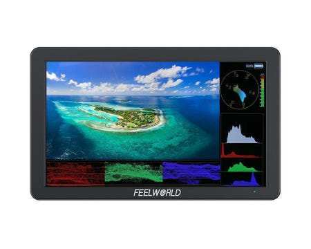 FEELWORLD [해외]필월드 T6 6인치 알루미늄 카메라 모니터 HDMI 4K60Hz 1920X1080 IPS 화면