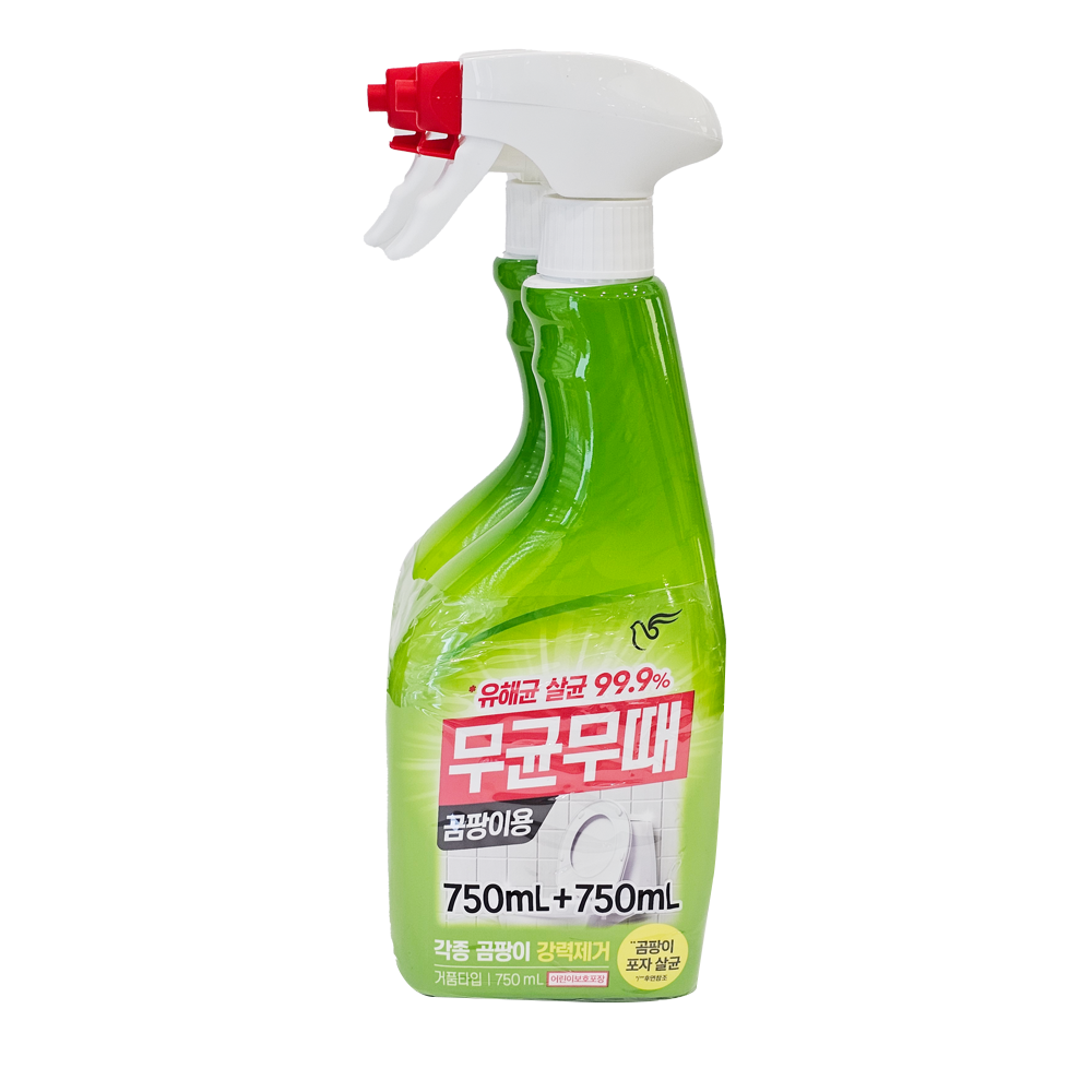 피죤 무균무때 곰팡이제거 스프레이 750ml x 2입 - 상세 이미지 2