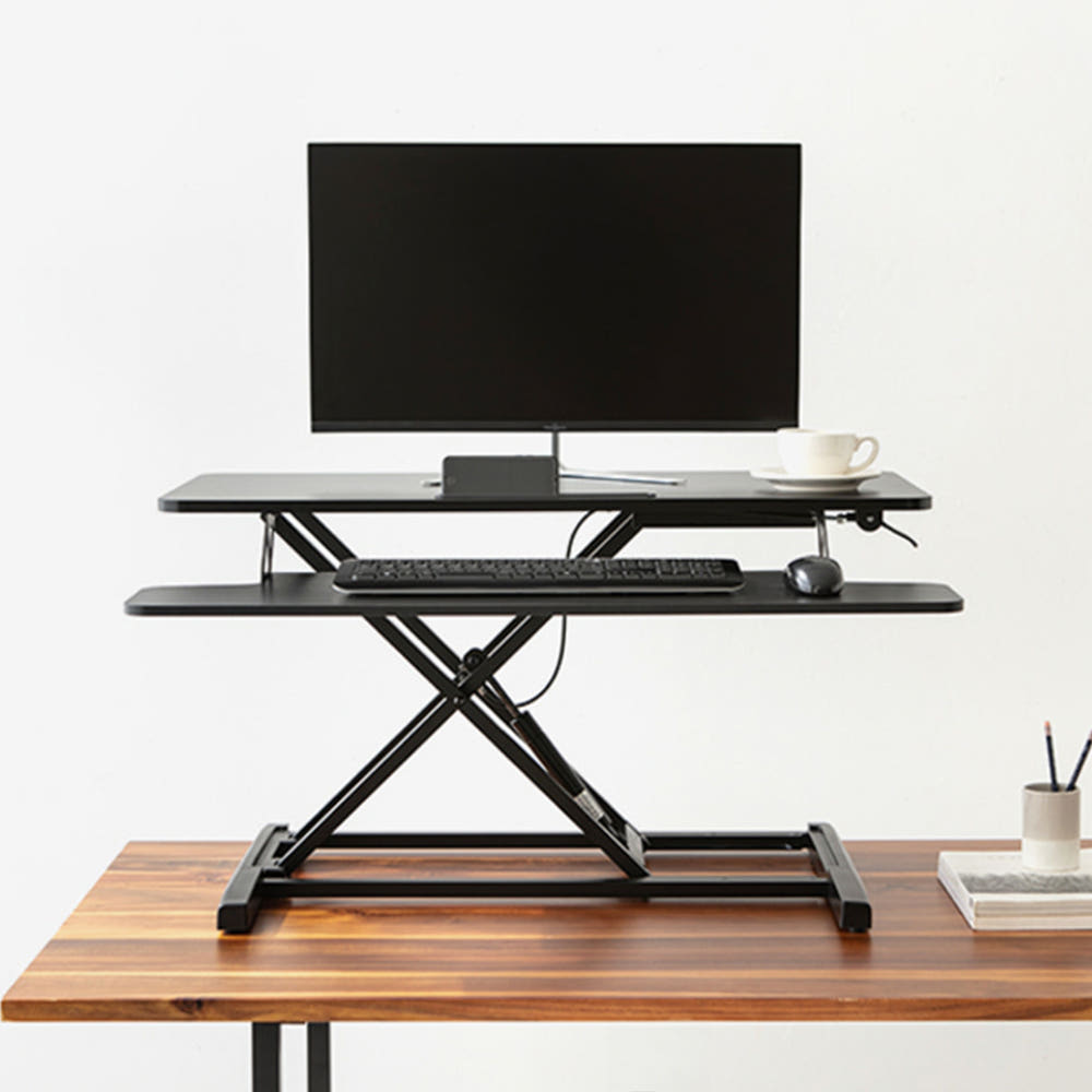 스마트리프트 수동 높이조절 모션데스크 910x680x500mm, 화이트 2881.6037