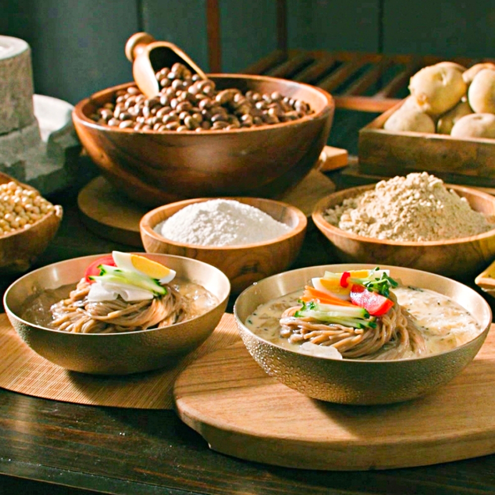 이순실의 속편한 도토리 냉 콩국수 10인분+냉면 10인분 찐한 콩국물 저칼로리 국수면 - 상세 이미지 5