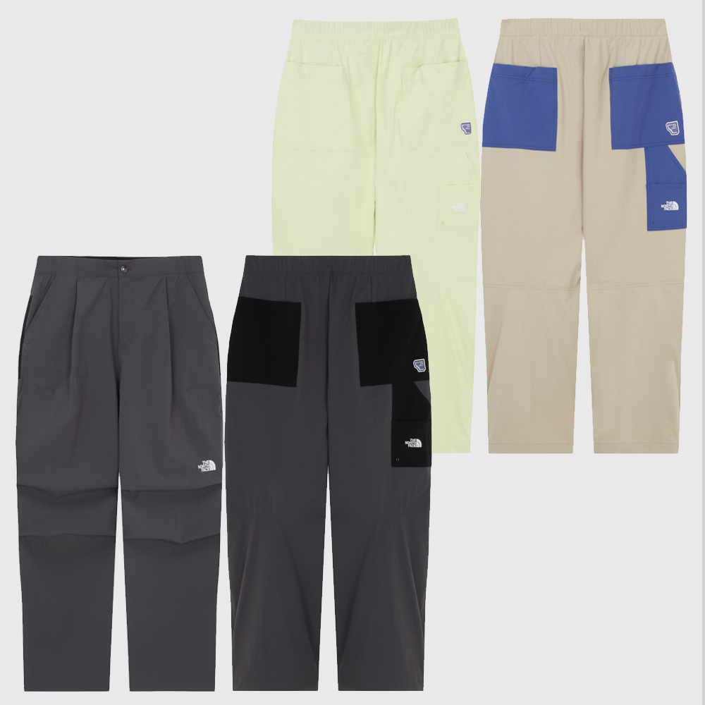노스페이스 클라이밍 바지 브러쉬포켓 와이드 팬츠 NP6NR24A