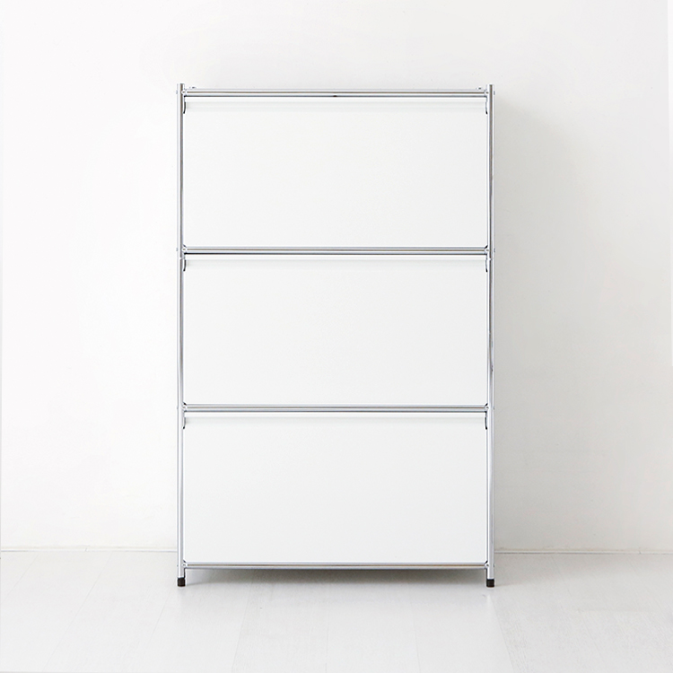심플리 수납장 SG431 770x400x1200mm, 3단, 화이트 4884.5789 - 메인 이미지