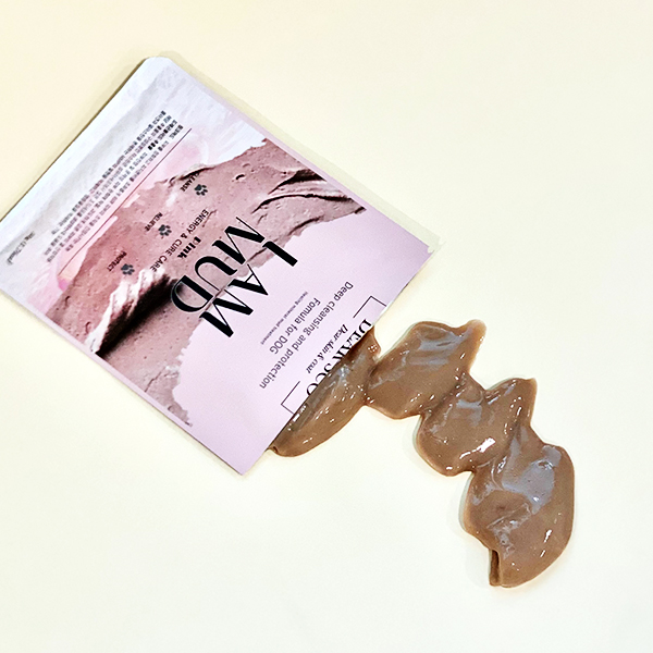 강아지 아이엠 천연 머드팩비누 마사지 저자극 팩 피부안정 핑크, 50g, 3개 이미지 7