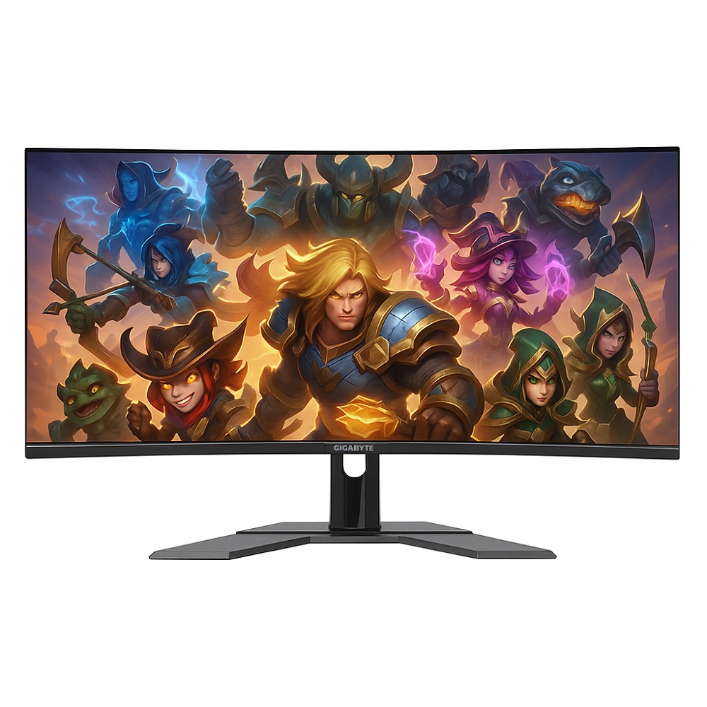 GIGABYTE GS34WQC HDR 21:9 울트라와이드 WQHD 120Hz(OC 135Hz) 커브드 게이밍 모니터 86cm(34인치) - 상품 이미지