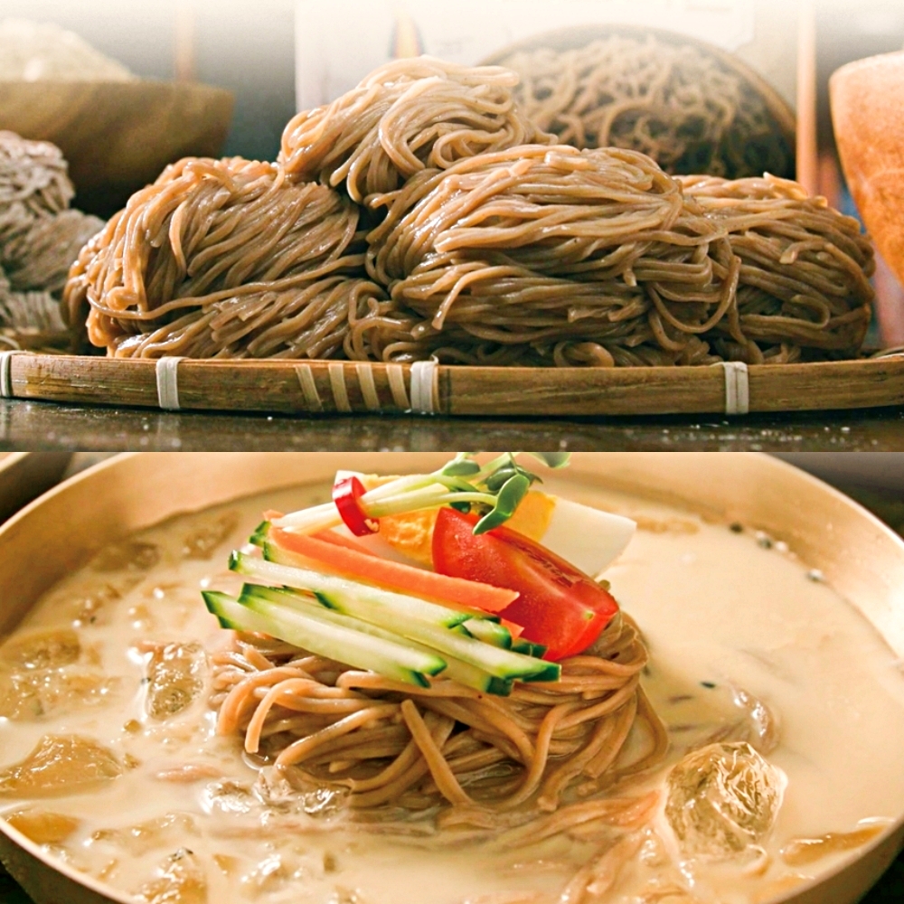 이순실의 속편한 도토리 냉 콩국수 10인분+냉면 10인분 찐한 콩국물 저칼로리 국수면 - 상세 이미지 4