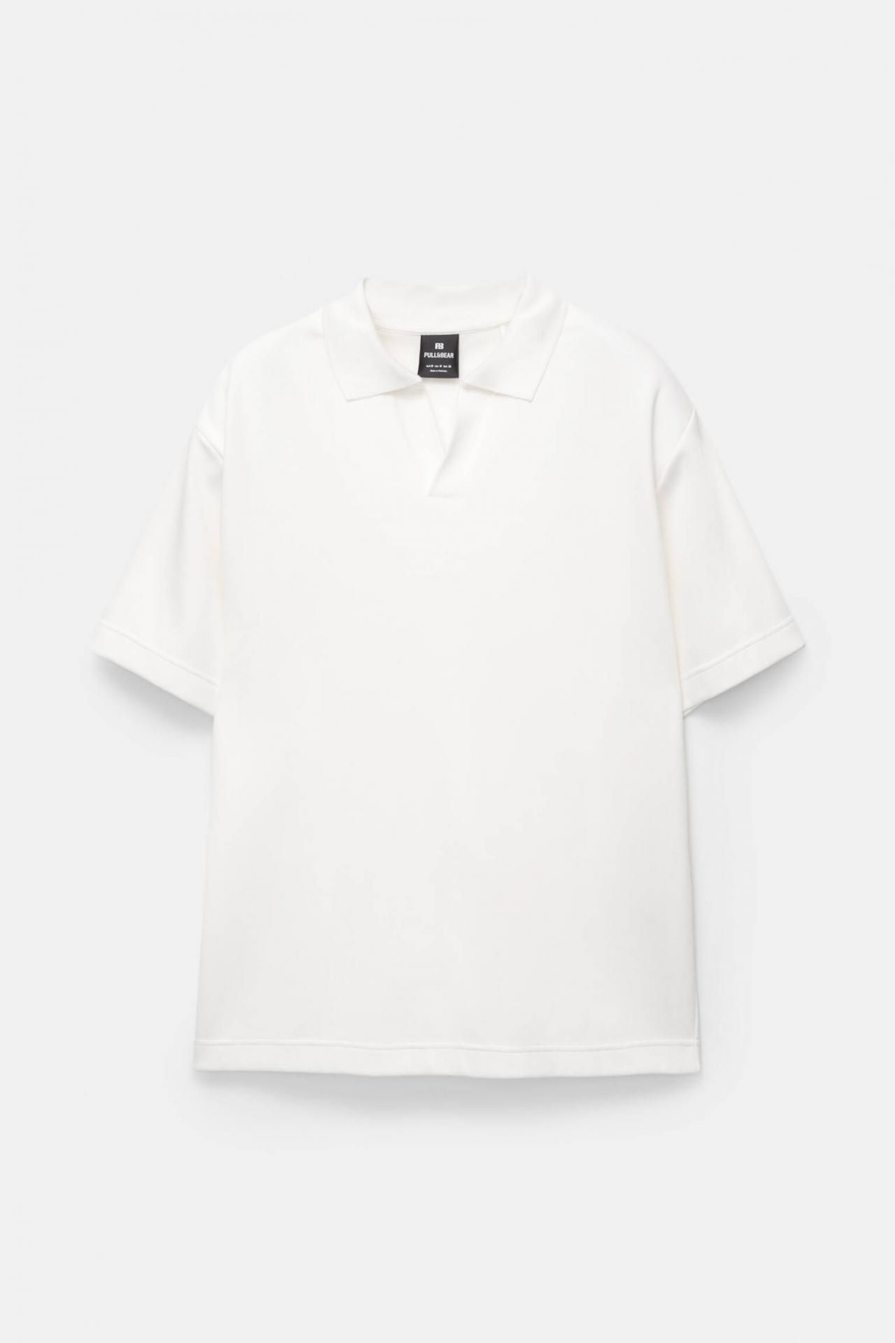 풀앤베어 반팔 폴로 셔츠 3203/512 OFF WHITE