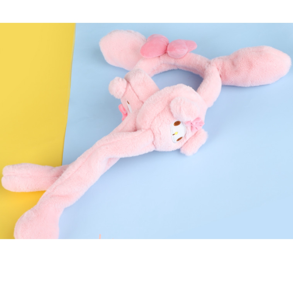 산리오귀마개 마이멜로디 캐릭터 인형 움직이는 귀모자 - 상세 이미지 3