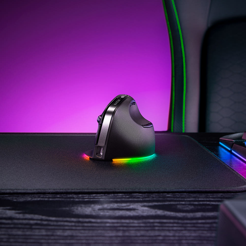 레이저 인체공학 손목보호 프로 클릭 V2 무선 블루투스 버티컬 마우스 사무용 업무용 포토샵