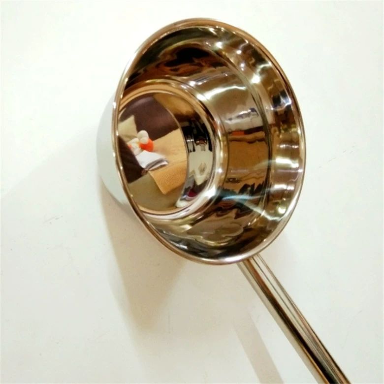 긴국자 길이조절 국자 샘플링 업소용 슬림형 스테인레스 물 스푼 직경 12cm 약500ml A - 상세 이미지 5
