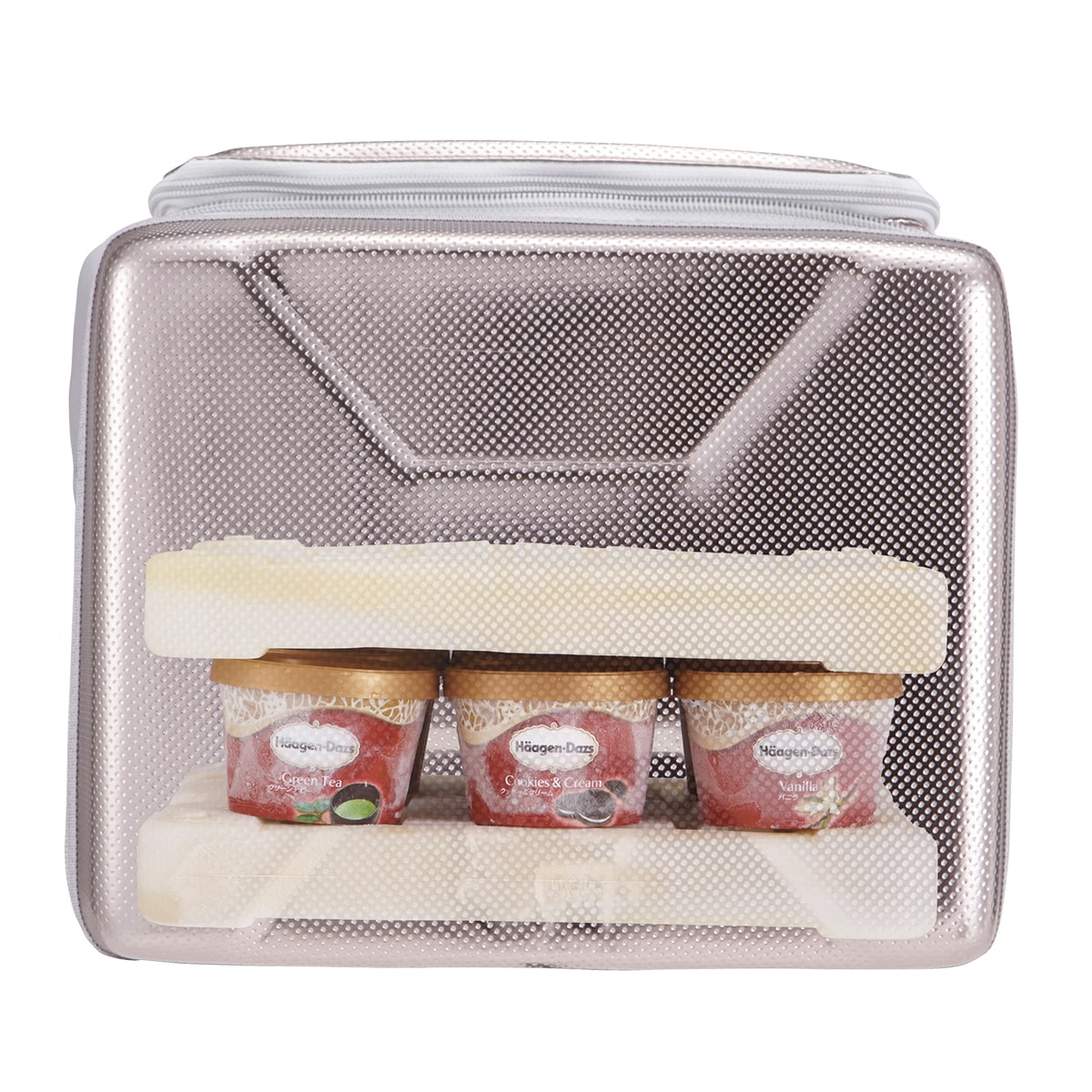 로고스 하이퍼 빙점하 아이스박스 쿨러백 캠핑 접이식 20L, 실버