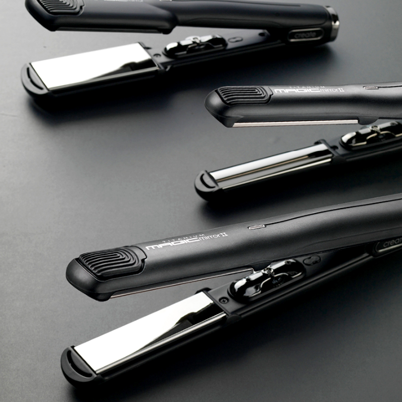 티타늄 매직 미러2 전문가용 고데기 매직기 미용실 살롱용 판고데기 아이롱 헤어스타일러 제품 이미지