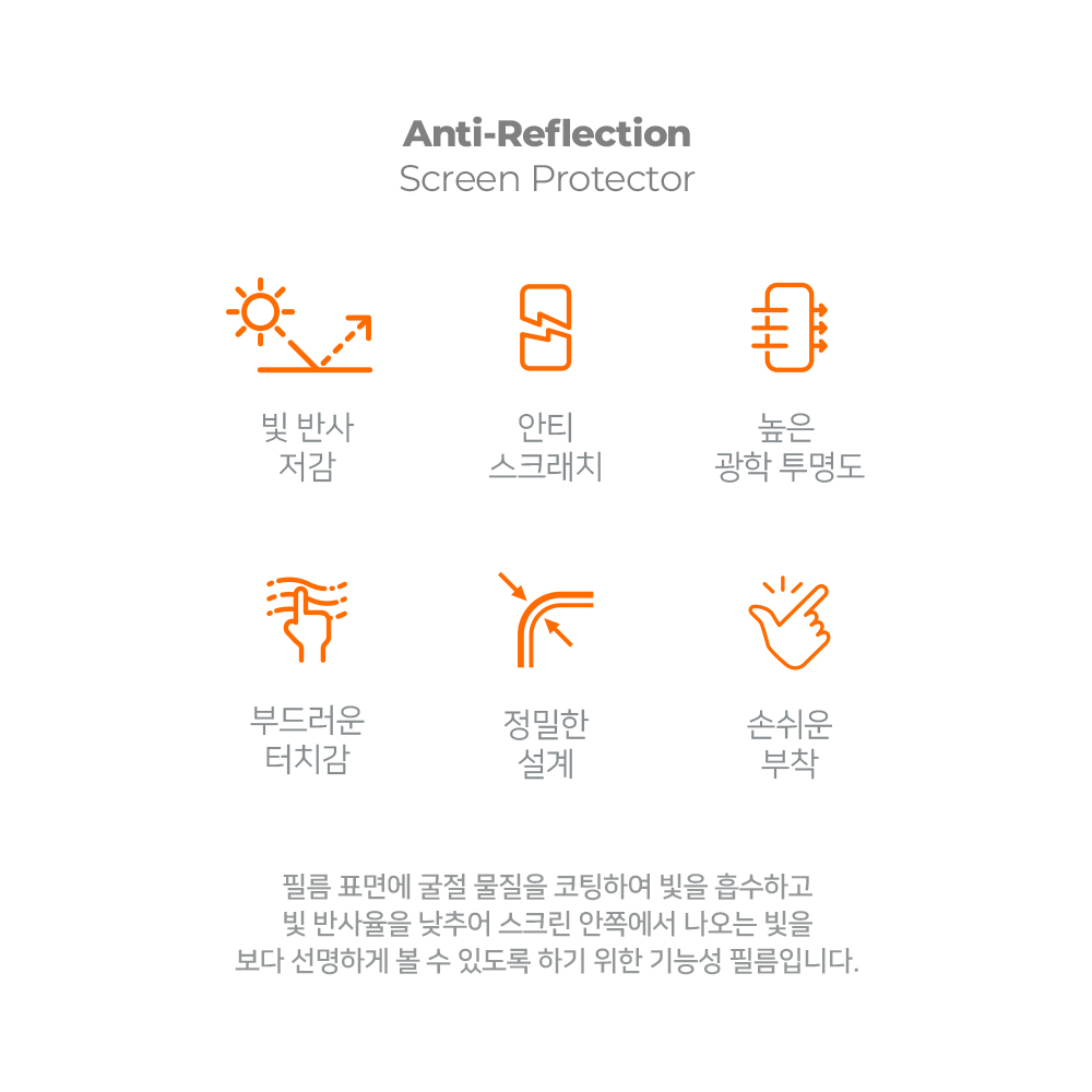 랩씨 리얼 AR 필름 저반사 초고화질 액정보호필름 갤럭시 탭 S10 FE+, 1매입 - 상세 이미지 2