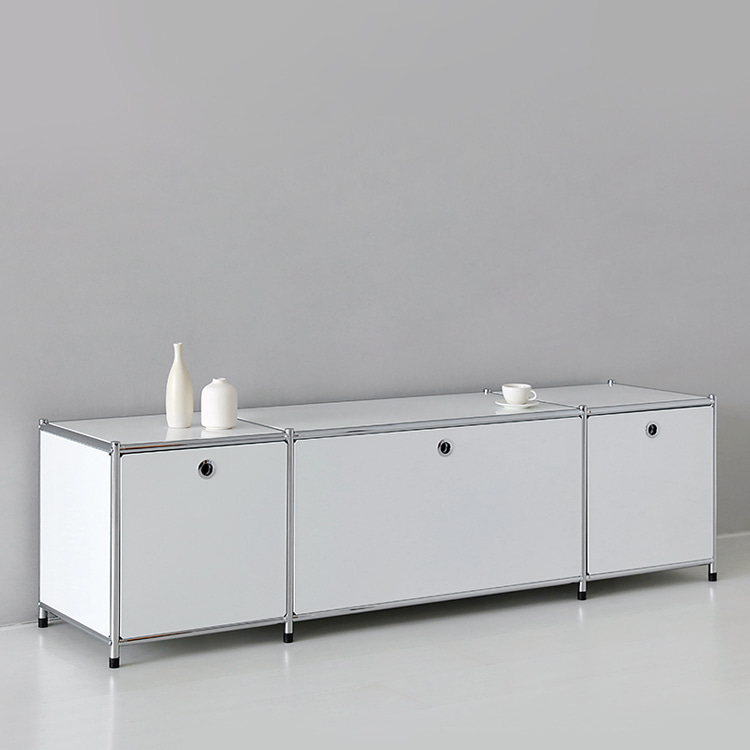 심플리 1x3 수납장 3문 BC015 1525x400x445mm, 1단, 화이트 3221.7820 - 상세 이미지 5