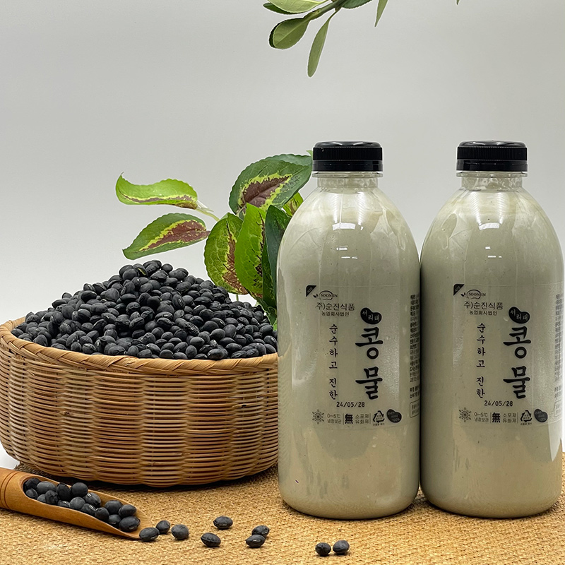 [타임쿡] 백태콩물 500ml 우뭇 서리태 매일 마시는 건강음료 - 상세 이미지 4